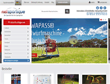 Tablet Screenshot of netsportique.de